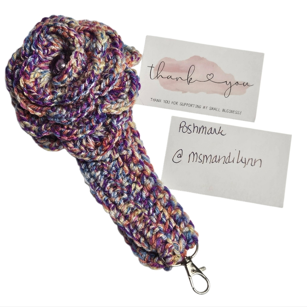 Handmade Crochet Flower Wristlet – Collab with @msmandilynn